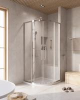 Душевой уголок, радиальный RELAX-304-R-2-90-C-CR 900x900x2000 Cezares