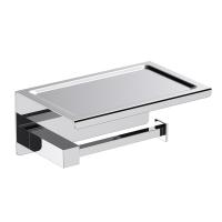 Бумагодержатель с полкой для телефона Timo Selene 10044/00 хром