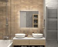 Зеркало с подсветкой ART&MAX "Perugia 800x800" AM-Per-800-800-DS-F ART&MAX