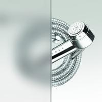 Душевой уголок RGW HO-084 трапеция   90*90*195 350608499-21 профиль Хром стекло Сатинат 8 мм RGW