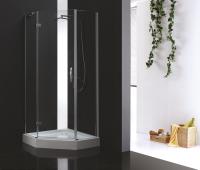 Трапеция BERGAMO-W-P-1-90-C-Cr-L-IV  900x900x2000 Cezares