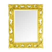 Зеркало прямоугольное ажурное H75xL95xP3 cm, золото
