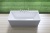 Акриловая ванна ART&MAX AM-601-1795-795 пристенная со сливом-переливом (донный клапан клик-клак, сифон, гидрозатвор в комплекте) ART&MAX