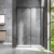 Душевая дверь Lugano VDS-1L120CLB-1, 1200, черный, стекло прозрачное, , шт Vincea