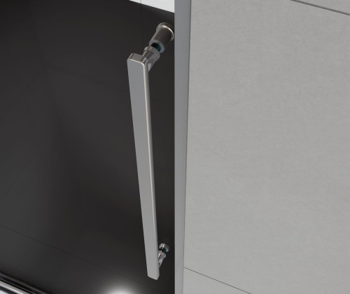 Душевая дверь Arno VPS-1A120CLB, 1200, черный, стекло прозрачное, , шт Vincea