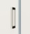 Душевая дверь Extra VDP-1E1011CLGM, 1000/1100, вороненая сталь, стекло прозрачное, , шт Vincea