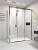 Душевой угол раздвижной 1700х800x2000 цвет профиля Хром стекло прозрачное PR3/R-SP-17080-01-CH-C4 Premium Veconi