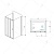Душевой уголок RGW PA-73 (PA-13 + Z-050-2) прямоугольный  170* 70*195 060873177-011 профиль Хром стекло Прозрачное 5 мм RGW